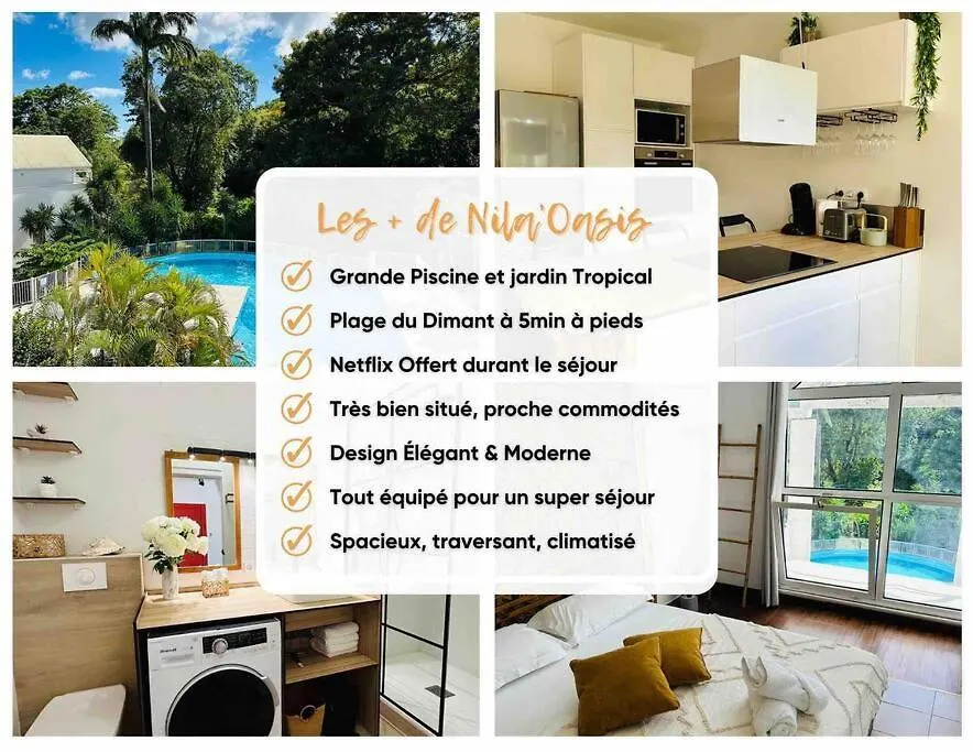 Appartement Duplex Nila'Oasis Le Diamant Lejlighed